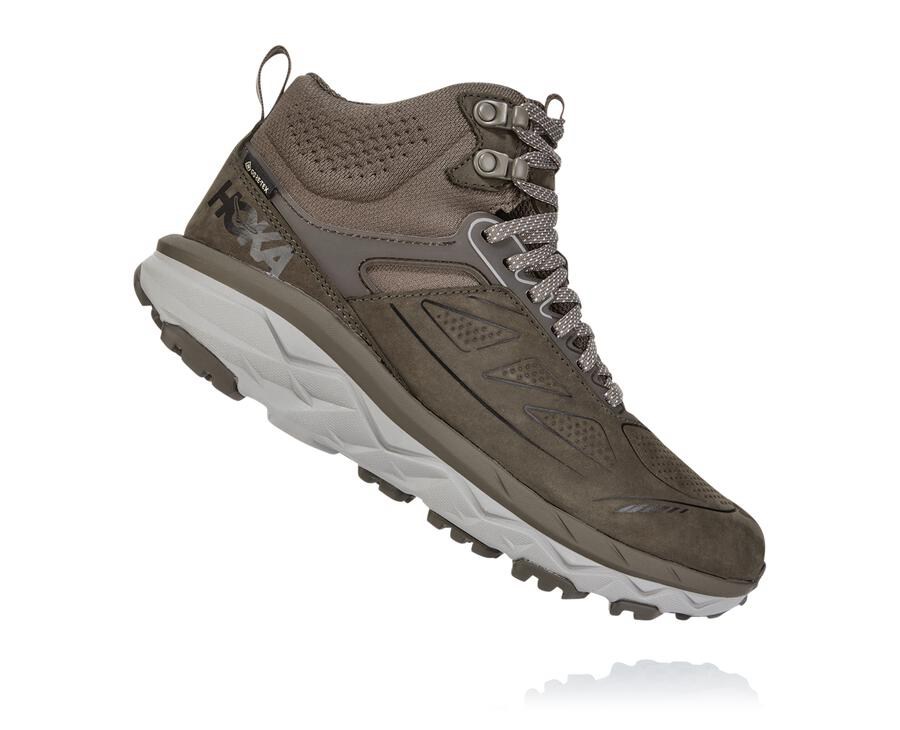 Hoka One One Yürüyüş Botları Kadın Kahverengi - Challenger Mid Gore-Tex - IJ6213450